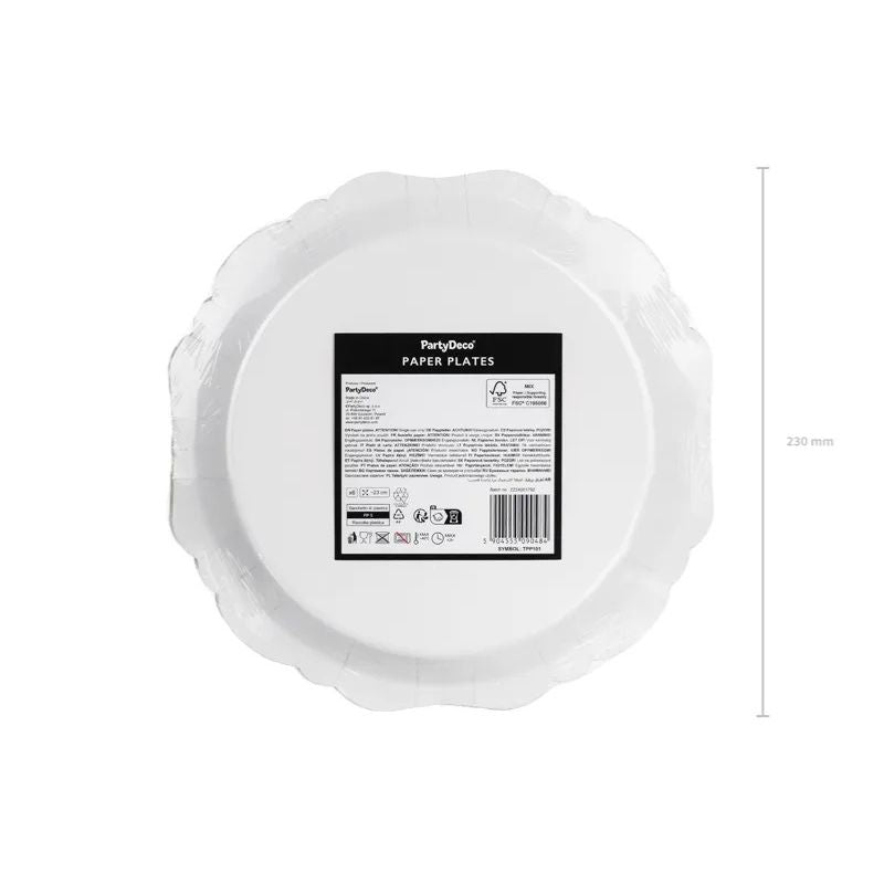 Platos Halloween con Araña Dorada – 23 cm (6 uds.) - NAROSA SWEET PARTY