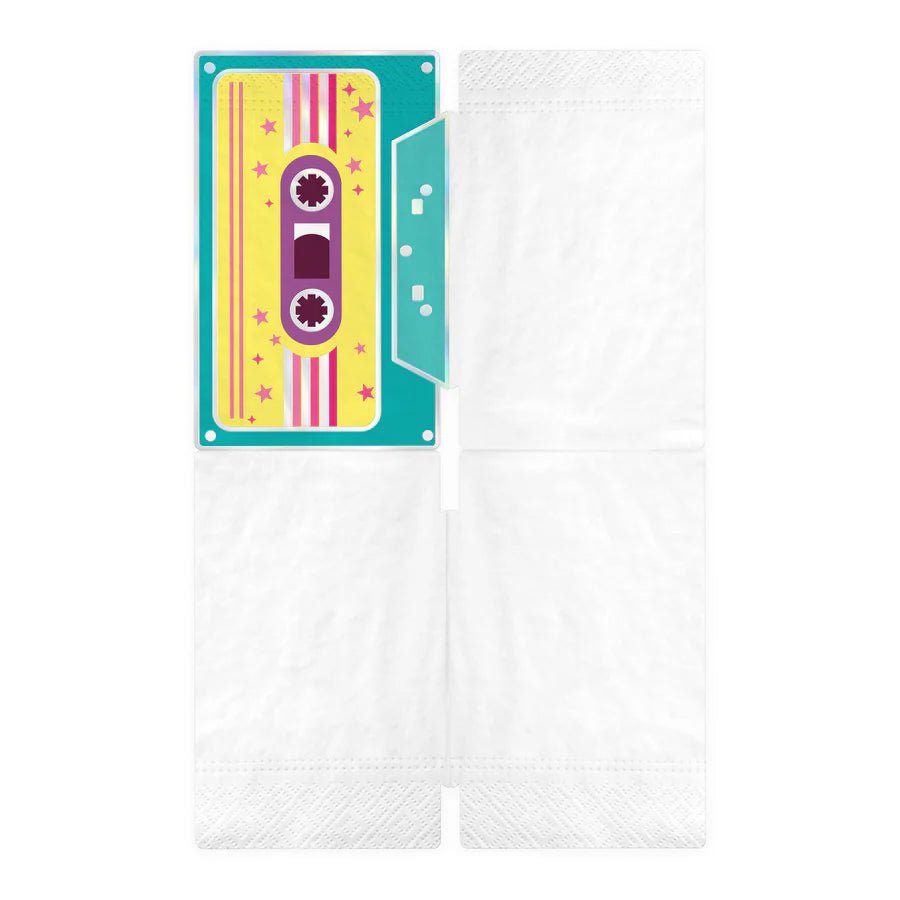 Servilletas Retro Disco 33x21 cm – Pack x10 – Decoración de Mesa Temática - NAROSA SWEET PARTY