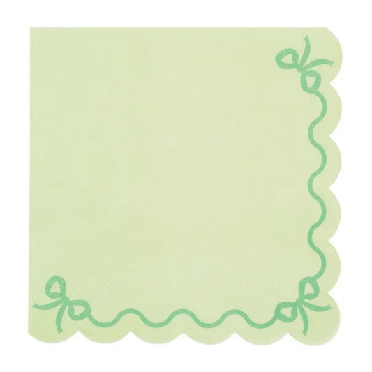 Servilletas Verde con Volantes – Pack x12 - NAROSA SWEET PARTY