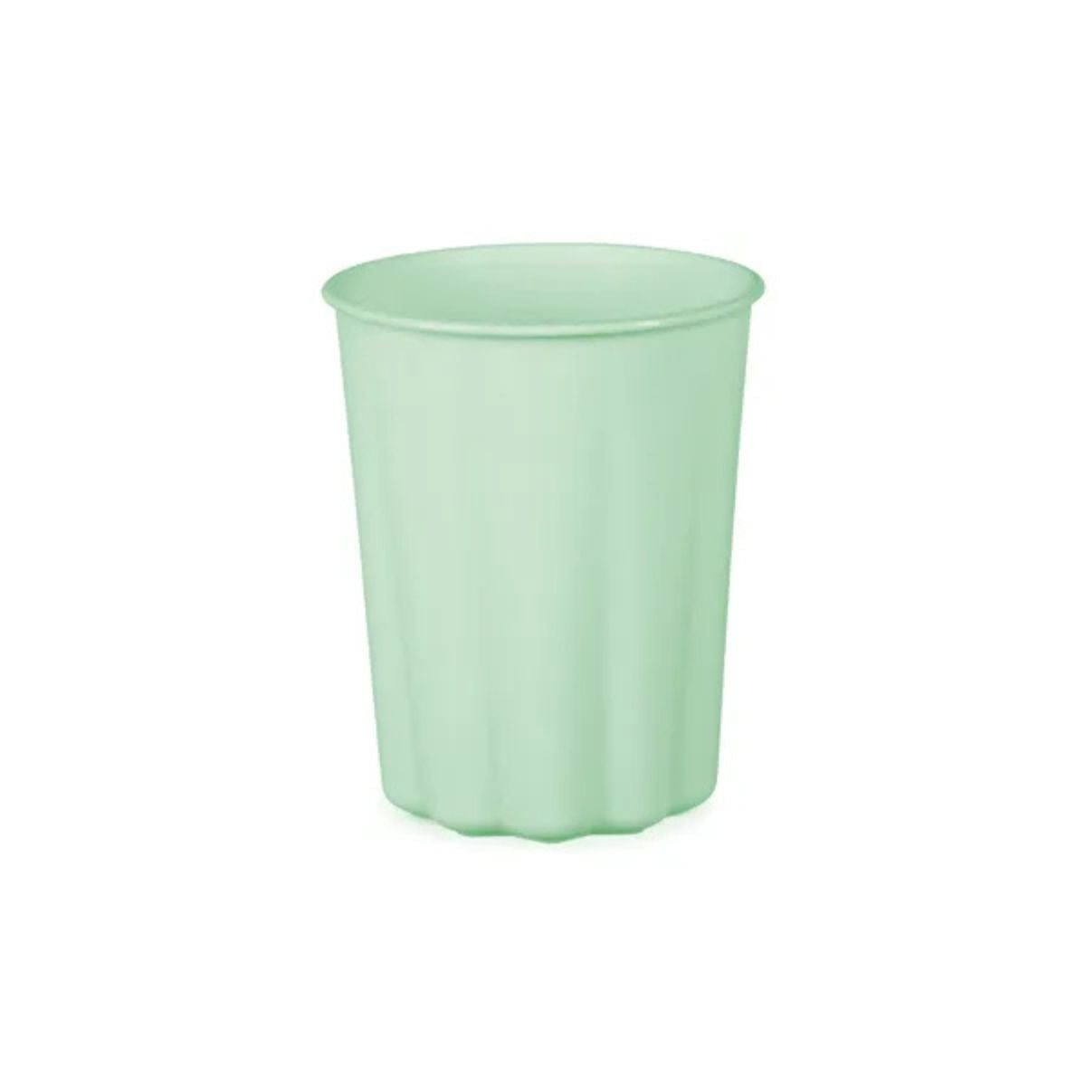 Vasos de plástico Frill Verde Salvia (220 ml) – 4 uds - NAROSA SWEET PARTY