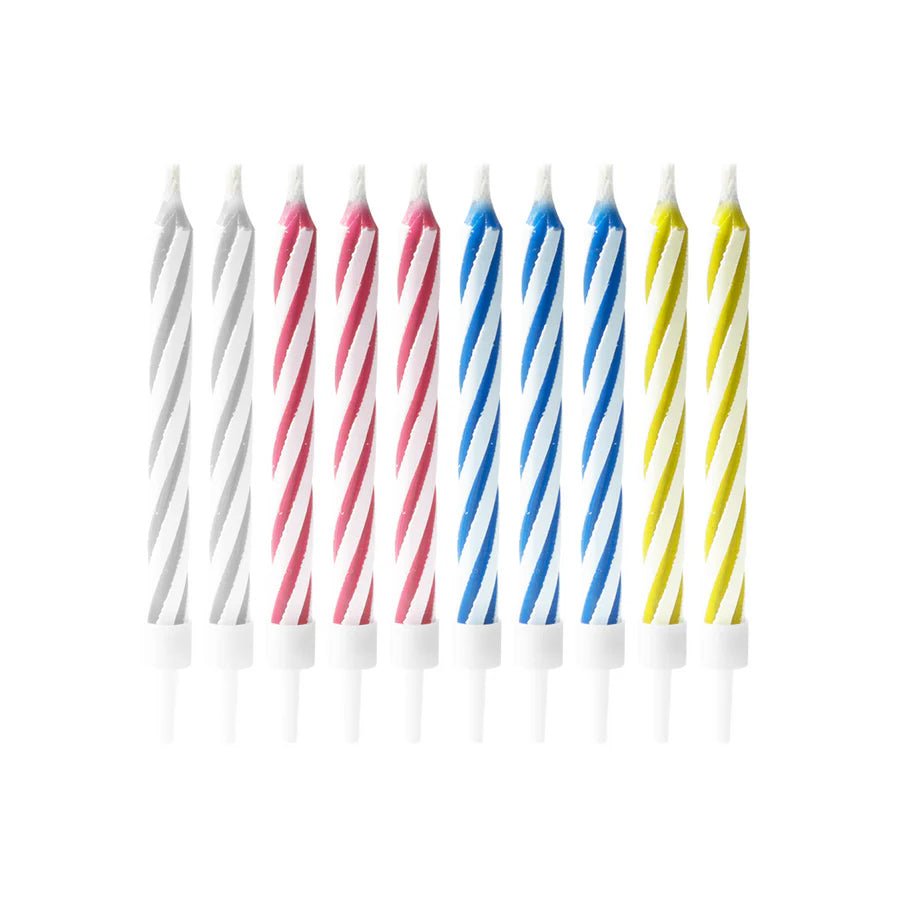 Velas de Cumpleaños Mágicas que No se Apagan - Pack x10 - NAROSA SWEET PARTY
