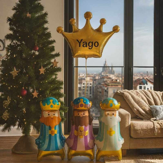 Adornos de Navidad fáciles con globos, papel y luces - NAROSA SWEET PARTY