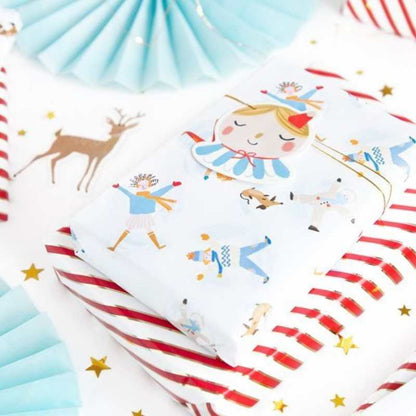 12 etiquetas para regalo Ángel, Casa y Ciervo - NAROSA SWEET PARTY