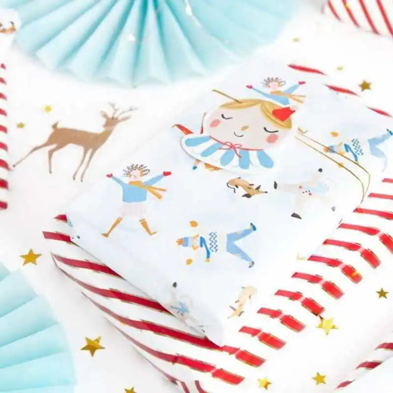 12 etiquetas para regalo Ángel, Casa y Ciervo - NAROSA SWEET PARTY