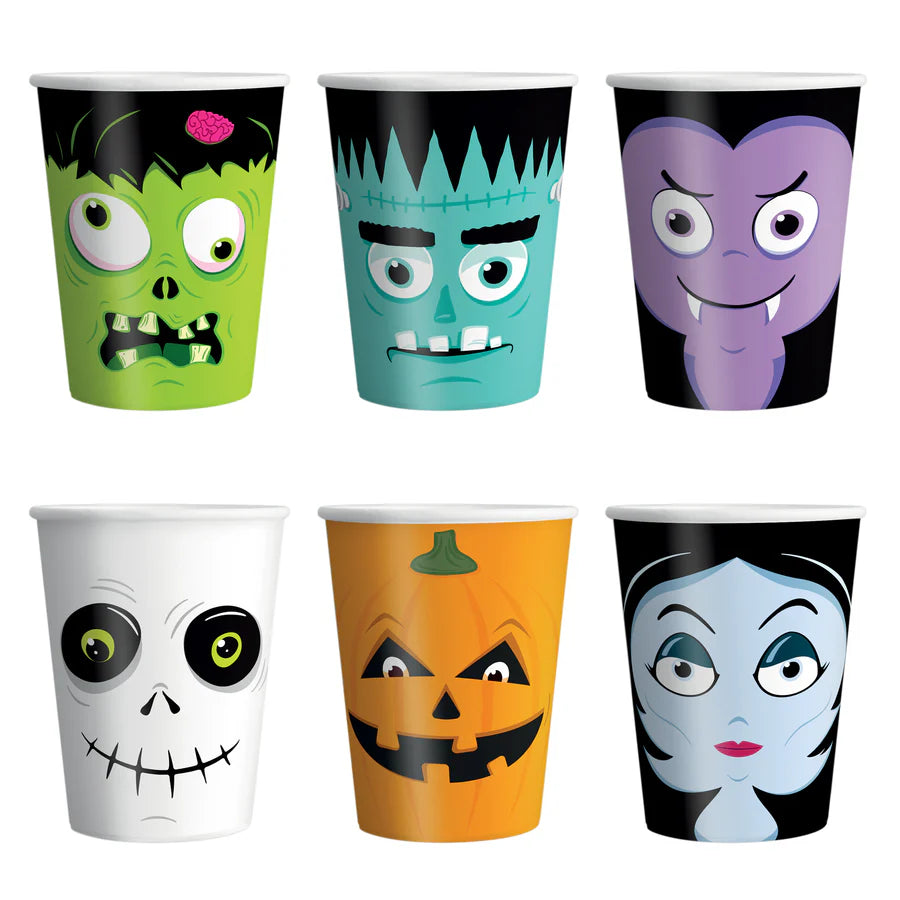 Vasos Monstruos Halloween 220ml