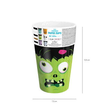 Vasos Monstruos Halloween 220ml