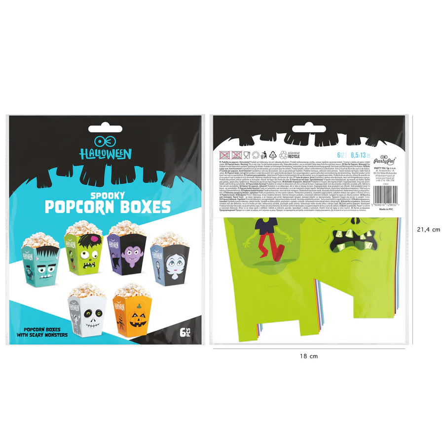 Caja Palomitas Halloween Monsters