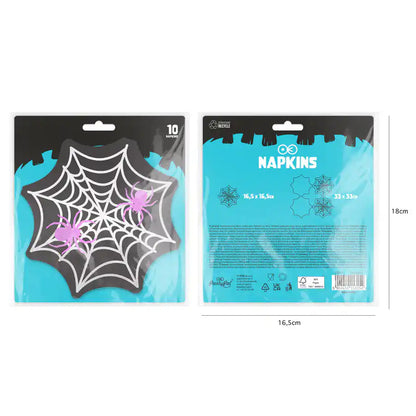 Servilletas Telaraña Monstruos Halloween