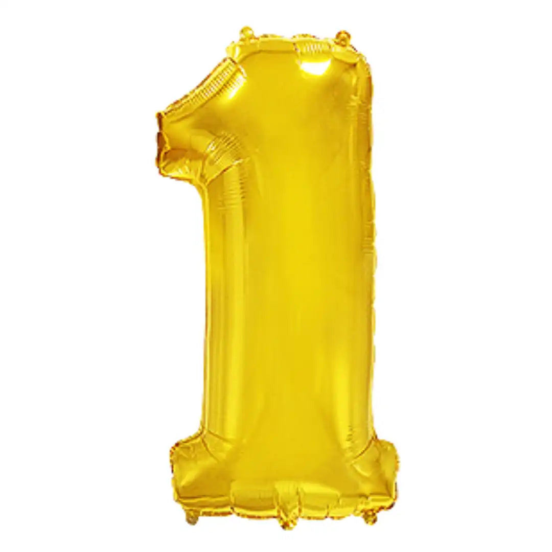 Globo Foil Mini Números - Solo Aire. 3 Colores Disponibles - Narosa Sweet Party Barcelona