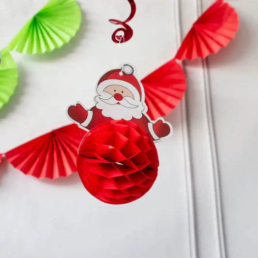 Honeycomb Christmas Ornament. Three Designs Available 