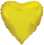 Globo Foil Corazón 18" (45 cm) - Múltiples Colores, Apto para Helio o Aire