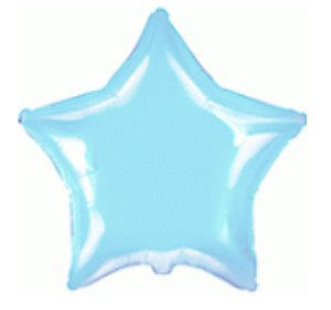 Star Shaped Foil Balloons - Multiple Colors.