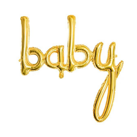 Gold Baby Balloon