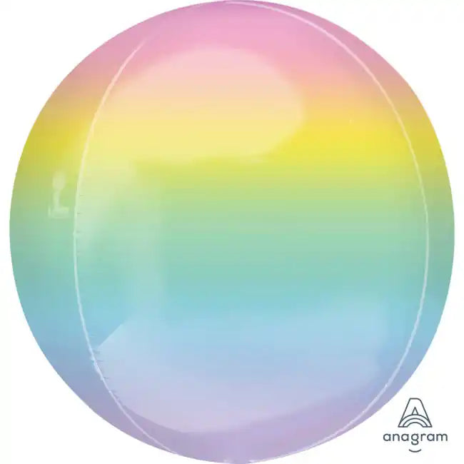 Globo Foil ORBZ Colores Pasteles 38 cm – Aire o Helio - Narosa Sweet Party Barcelona
