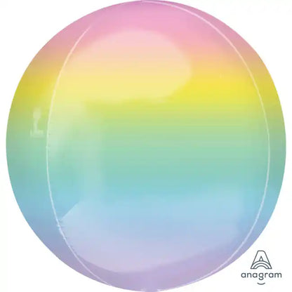 Globo Foil ORBZ Colores Pasteles 38 cm – Aire o Helio - Narosa Sweet Party Barcelona