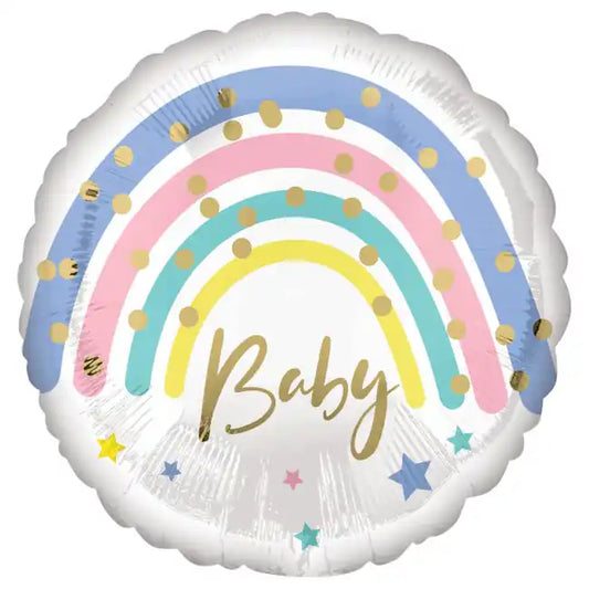 Globo Baby Arcoíris Pastel - Narosa Sweet Party Barcelona