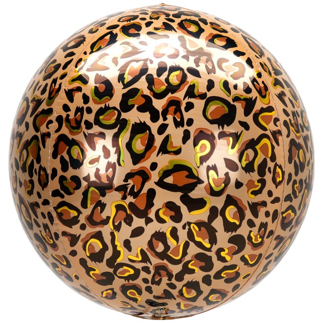 Globo Redondo Animal Print Leopardo