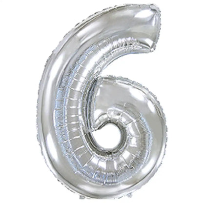 Globo Foil Mini Números - Solo Aire. 3 Colores Disponibles - Narosa Sweet Party Barcelona