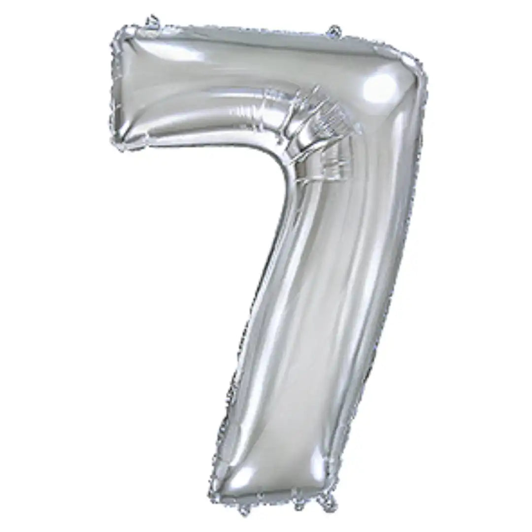 Globo Foil Mini Números - Solo Aire. 3 Colores Disponibles - Narosa Sweet Party Barcelona