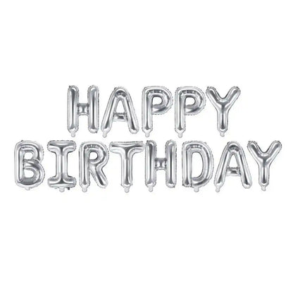 Globo Letras Happy Birthday - 4 Colores Disponibles