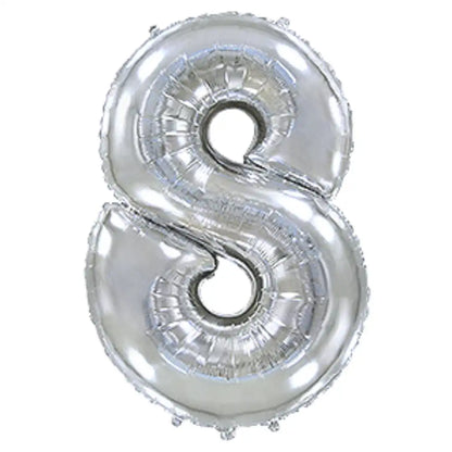 Globo Foil Mini Números - Solo Aire. 3 Colores Disponibles - Narosa Sweet Party Barcelona