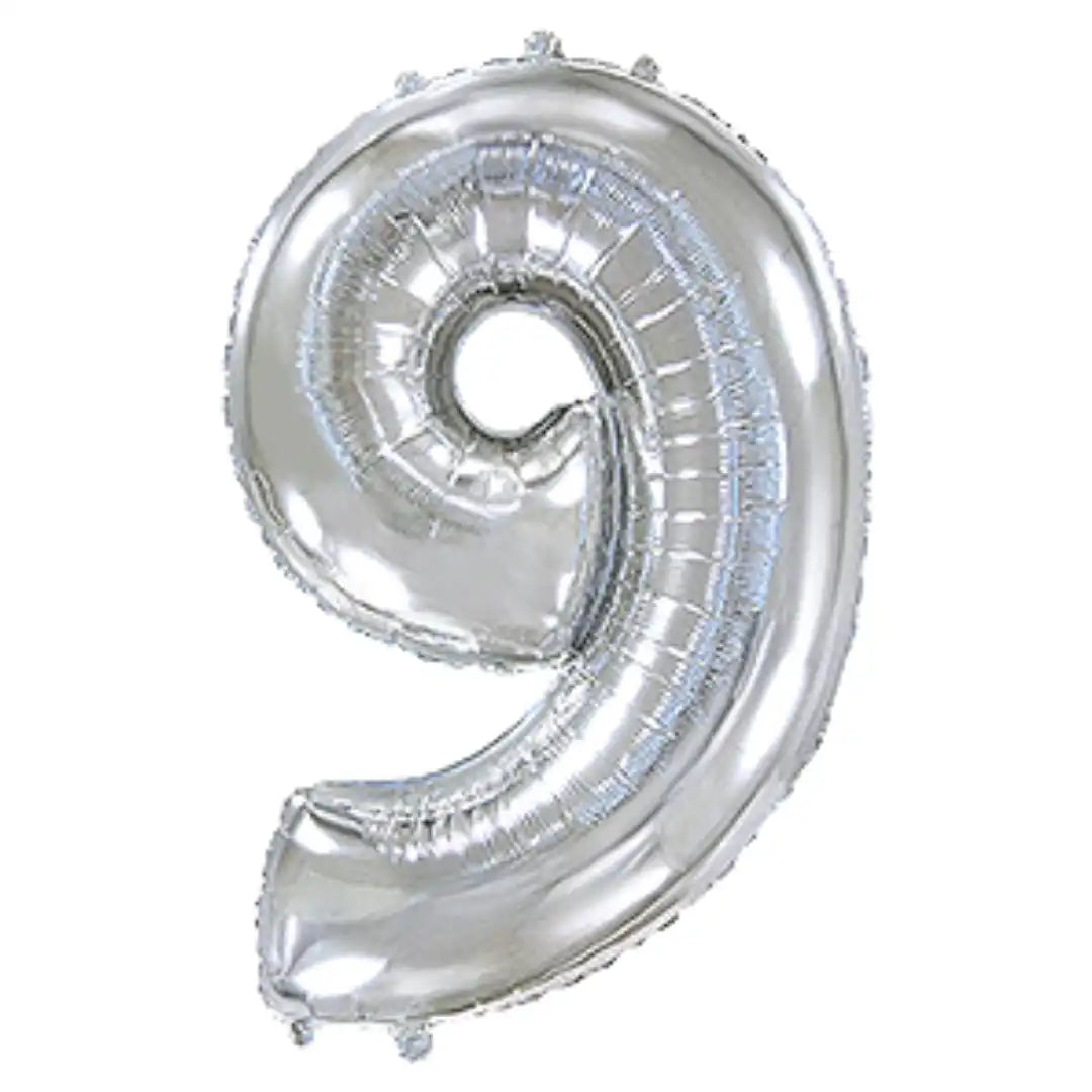 Globo Foil Mini Números - Solo Aire. 3 Colores Disponibles - Narosa Sweet Party Barcelona