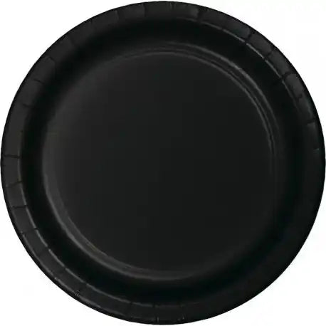 Platos de Cartón 18 cm Negro - Narosa Sweet Party Barcelona