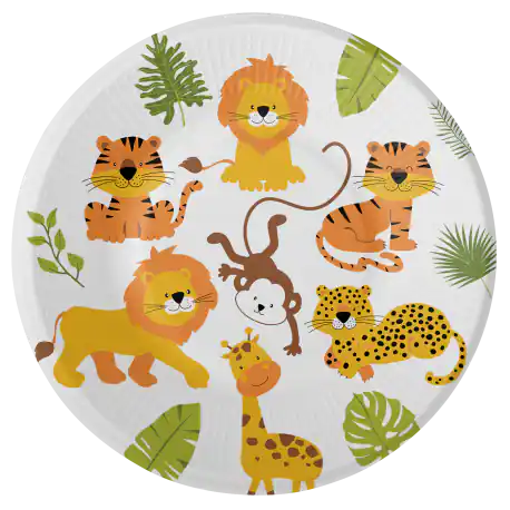 Platos Temáticos Jungle Animals