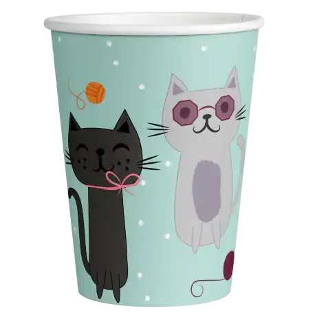 Cats Party Glasses 226ml
