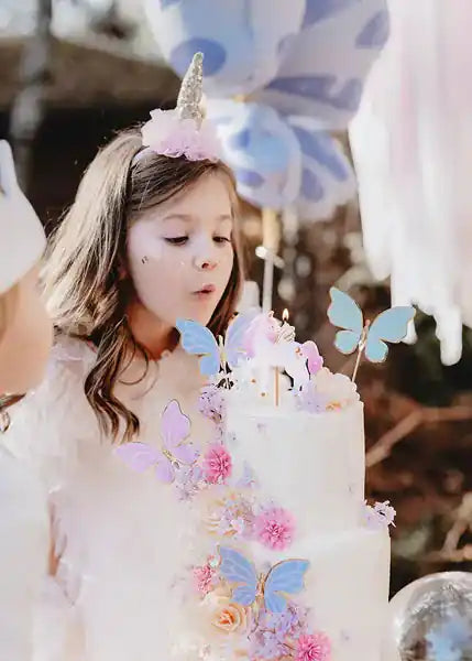 Adornos para Tartas Mariposas - Set de 9 Piezas - Narosa Sweet Party Barcelona
