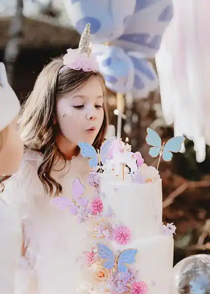 Adornos para Tartas Mariposas - Set de 9 Piezas - Narosa Sweet Party Barcelona