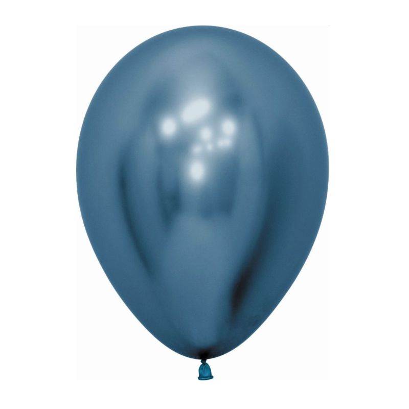 Solid Chrome Latex Balloon R5/13cm - Single Unit or Pack of 50