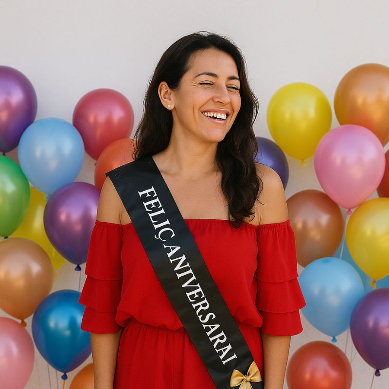 Cinta de cumpleaños en catalán 160 metros