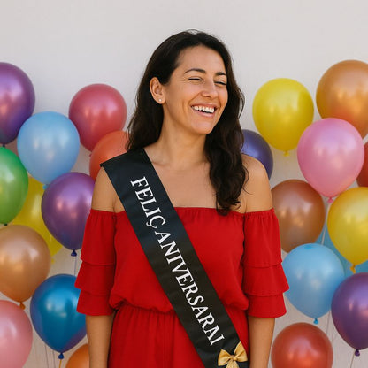 Cinta de cumpleaños en catalán 160 metros