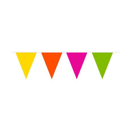 Multicolor Pennant 10 Meters - Festive Decoration