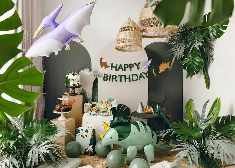 Banner Feliz Cumpleaños Dino - 3 m - Narosa Sweet Party Barcelona