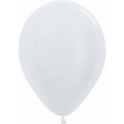 Globo Látex R12 Perlado 30 cm - Unidad o Pack de 50