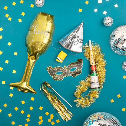 Bolsa festiva Glow Up con accesorios para celebrar