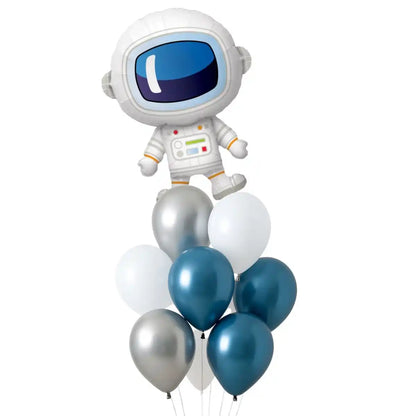 Bouquet Globos Espacial – Personalizable y Helio - Narosa Sweet Party Barcelona