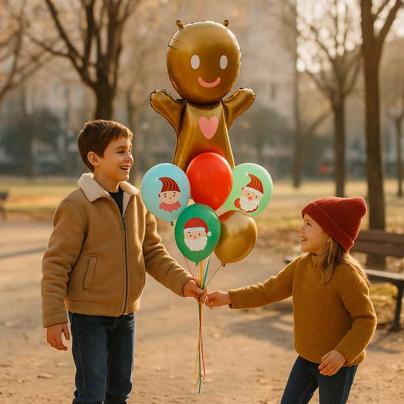 Ramo navideño con peso, ideal para eventos y fiestas