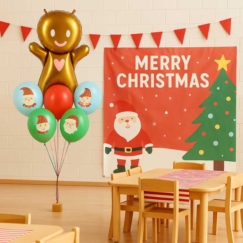 Globo foil 67x97 cm con globos biodegradables con helio