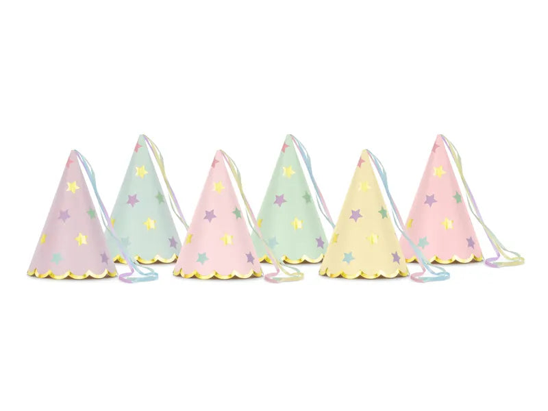 Mixed Star Party Hats