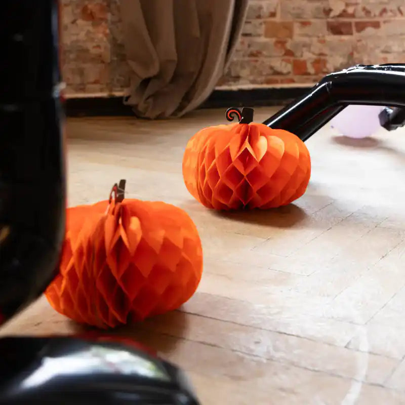 Decoración Colgante Panal Calabazas de Halloween - Narosa Sweet Party Barcelona