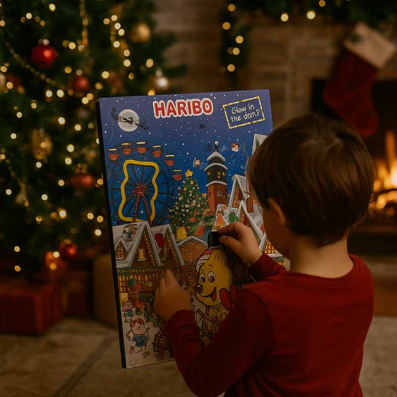 Calendario de Adviento Haribo con golosinas