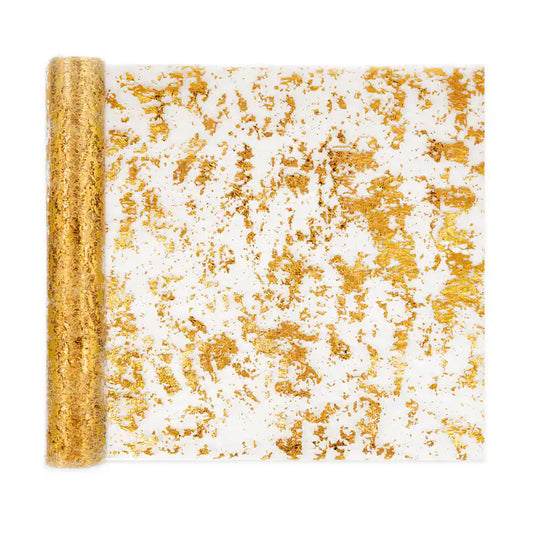 Golden Table Runner 300x28 cm