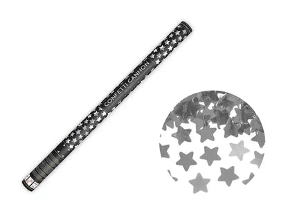 Cañón de Confeti con Estrellas Doradas o Plateadas - 4 Tamaños disponibles - Narosa Sweet Party Barcelona