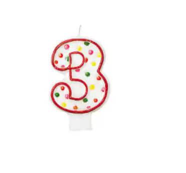 Vela Numeral Lunares - Narosa Sweet Party Barcelona