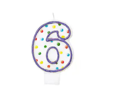 Vela Numeral Lunares - Narosa Sweet Party Barcelona