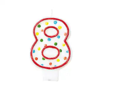 Vela Numeral Lunares - Narosa Sweet Party Barcelona