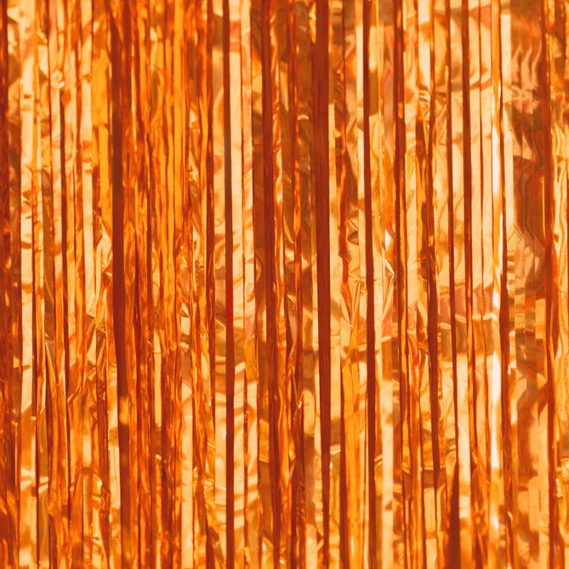 Cortina Metálica Multicolor 90×250 cm Naranjo